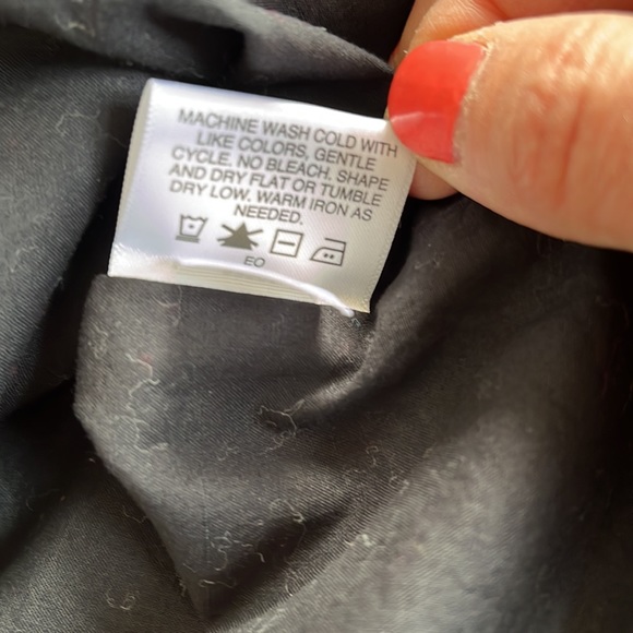 Hanna Anderson black velvet embroidered dress size 150 cm (US 12) - Picture 5 of 8